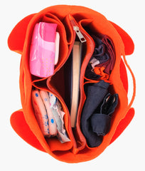 RTW Creation - Orange felt organizer