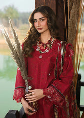 Sardinia Unstitched 3 Piece Festive Lawn Suit-Poppy