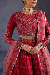 Amoris By Imran Ramzan Unstitched 3 Piece Luxury Formals Suit-Passion Ãƒâ€°carlate