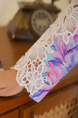 Gulbahar By Arha Eman Stitched Summer Suit-Pastel â€“ Purple 3 Piece Suit