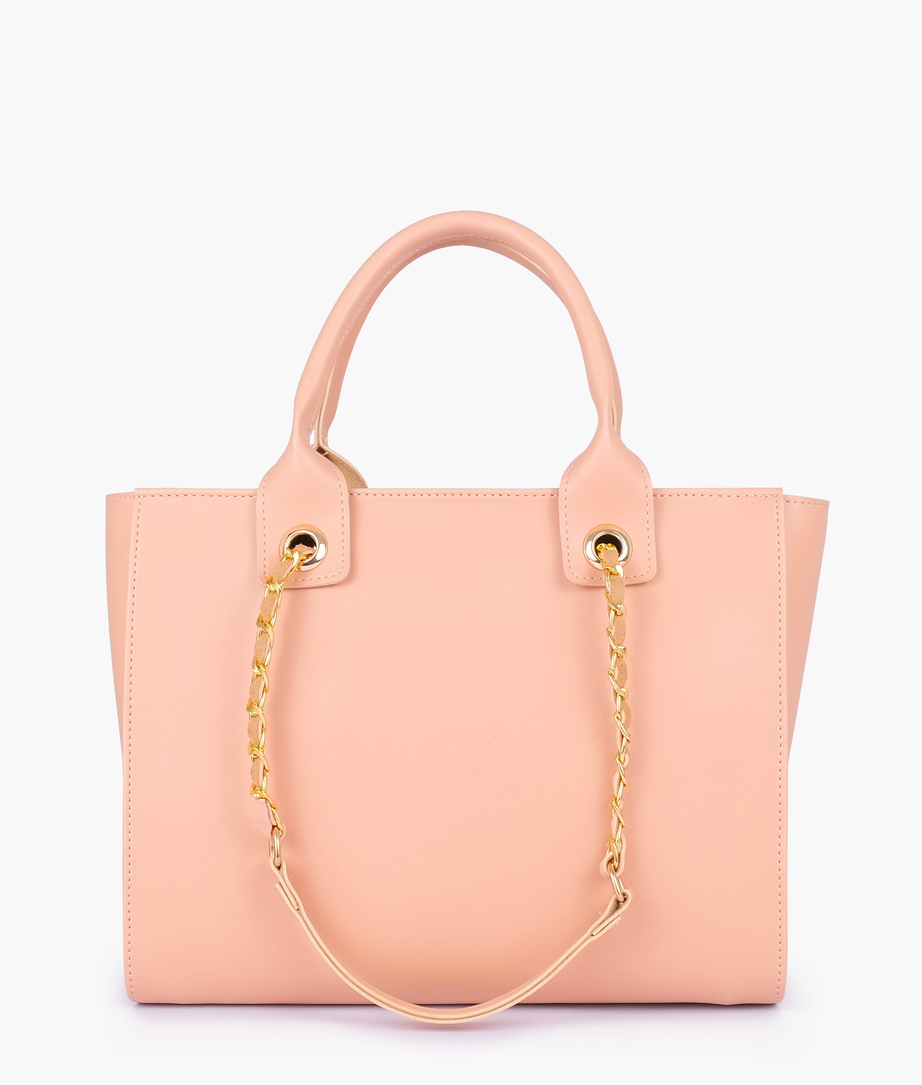 RTW Creation - Peach chain handle tote
