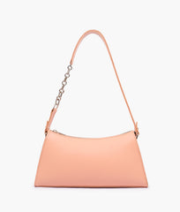 RTW Creation - Peach evening bag with chain handle