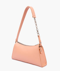 RTW Creation - Peach evening bag with chain handle