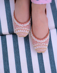 Mgs Style Khussa Collection-Peach Mosaic