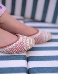 Mgs Style Khussa Collection-Peach Mosaic