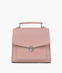 RTW Creation - Peach push-lock messenger bag