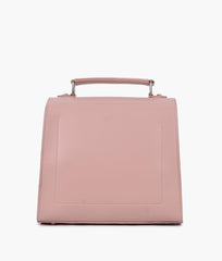 RTW Creation - Peach push-lock messenger bag
