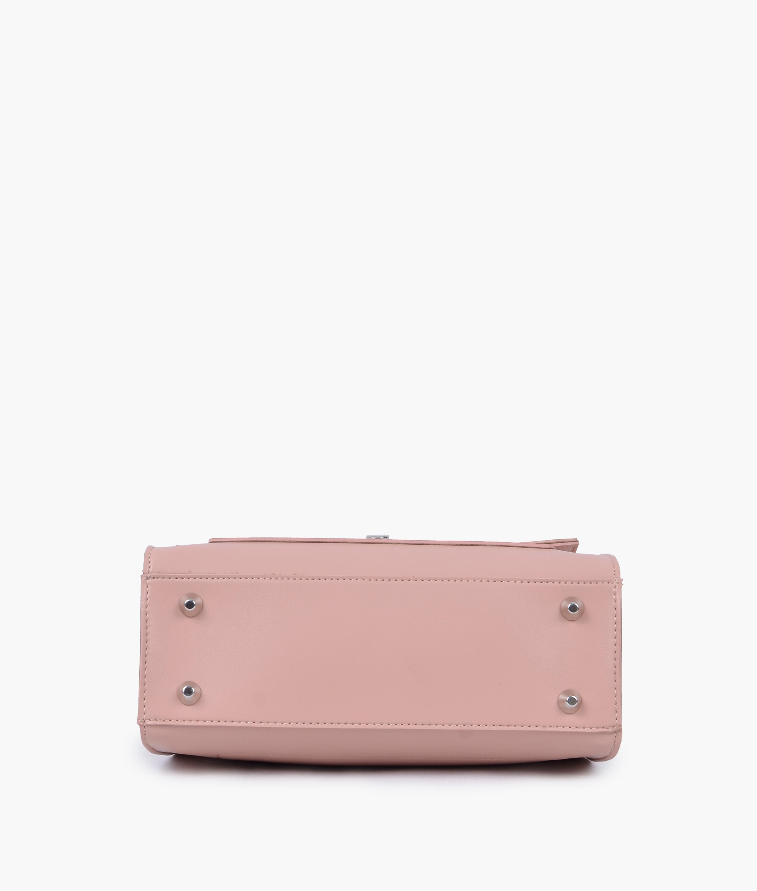 RTW Creation - Peach push-lock messenger bag