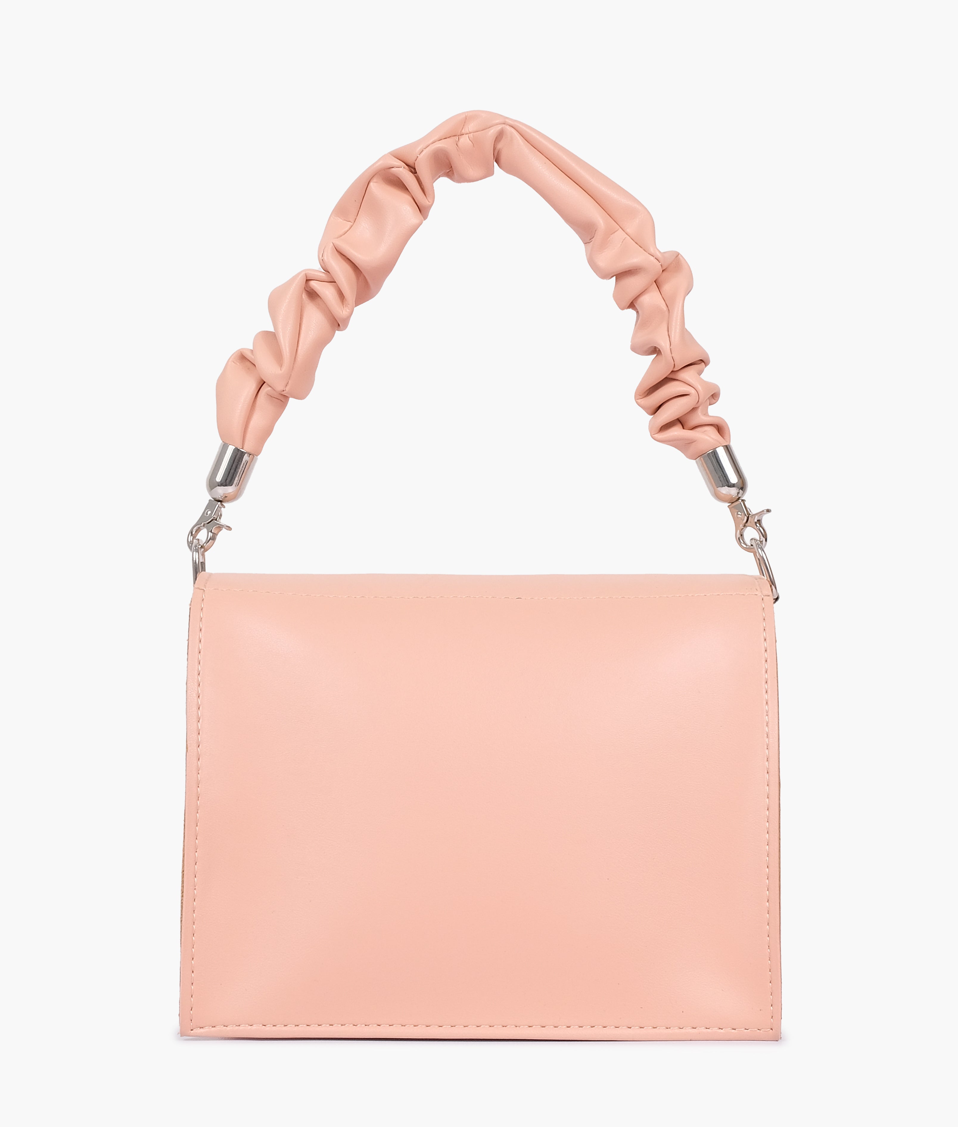 RTW Creation - Peach top-handle mini cross-body bag