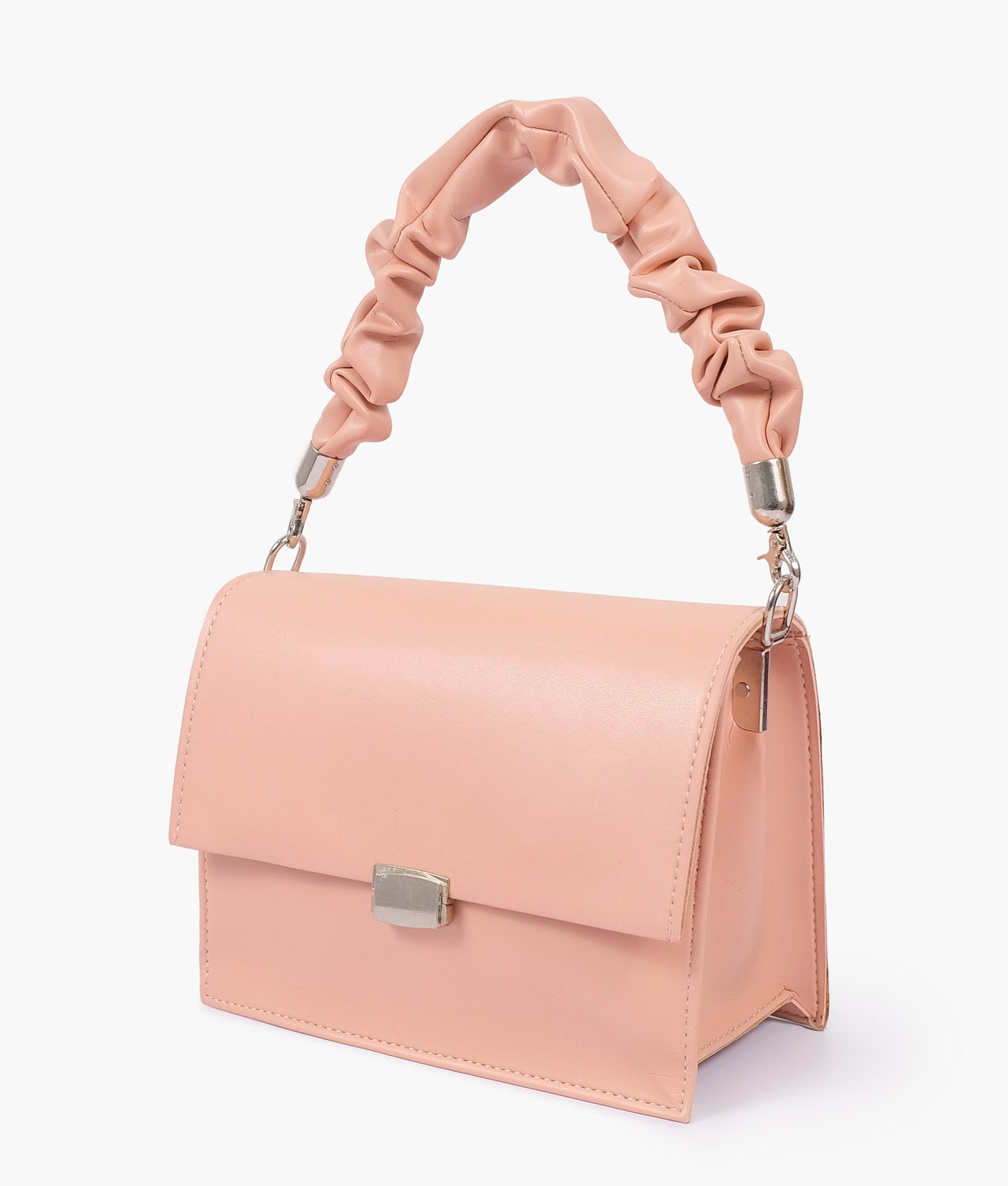 RTW Creation - Peach top-handle mini cross-body bag
