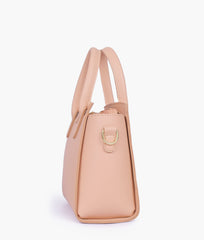 RTW Creation - Peach top-handle mini handbag