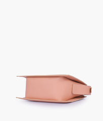 RTW Creation - Peach trapeze top-handle bag