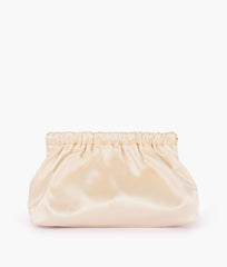 RTW Creation - Pearl snap closure clutch with chain handle