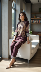 Miraal By Nairah Stitched 2 Piece Premium Blended Cambric Collection'2025-Marrakech