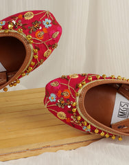 Mgs Style Khussa Collection-Phulkari