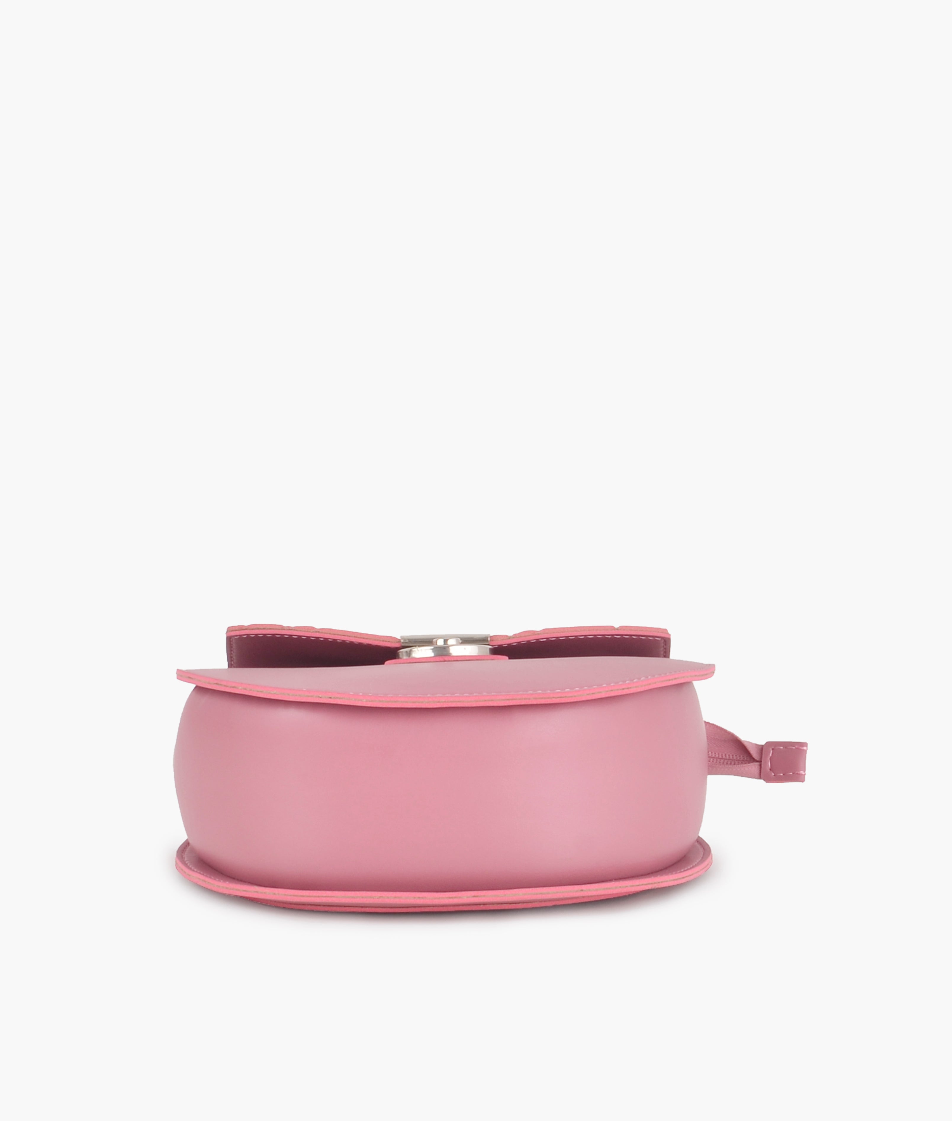 RTW Creation - Pink saddle bag with front lock