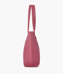 RTW Creation - Pink long handle tote bag
