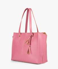RTW Creation - Pink over the shoulder tote bag