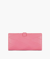RTW Creation - Pink quilted two-fold wallet