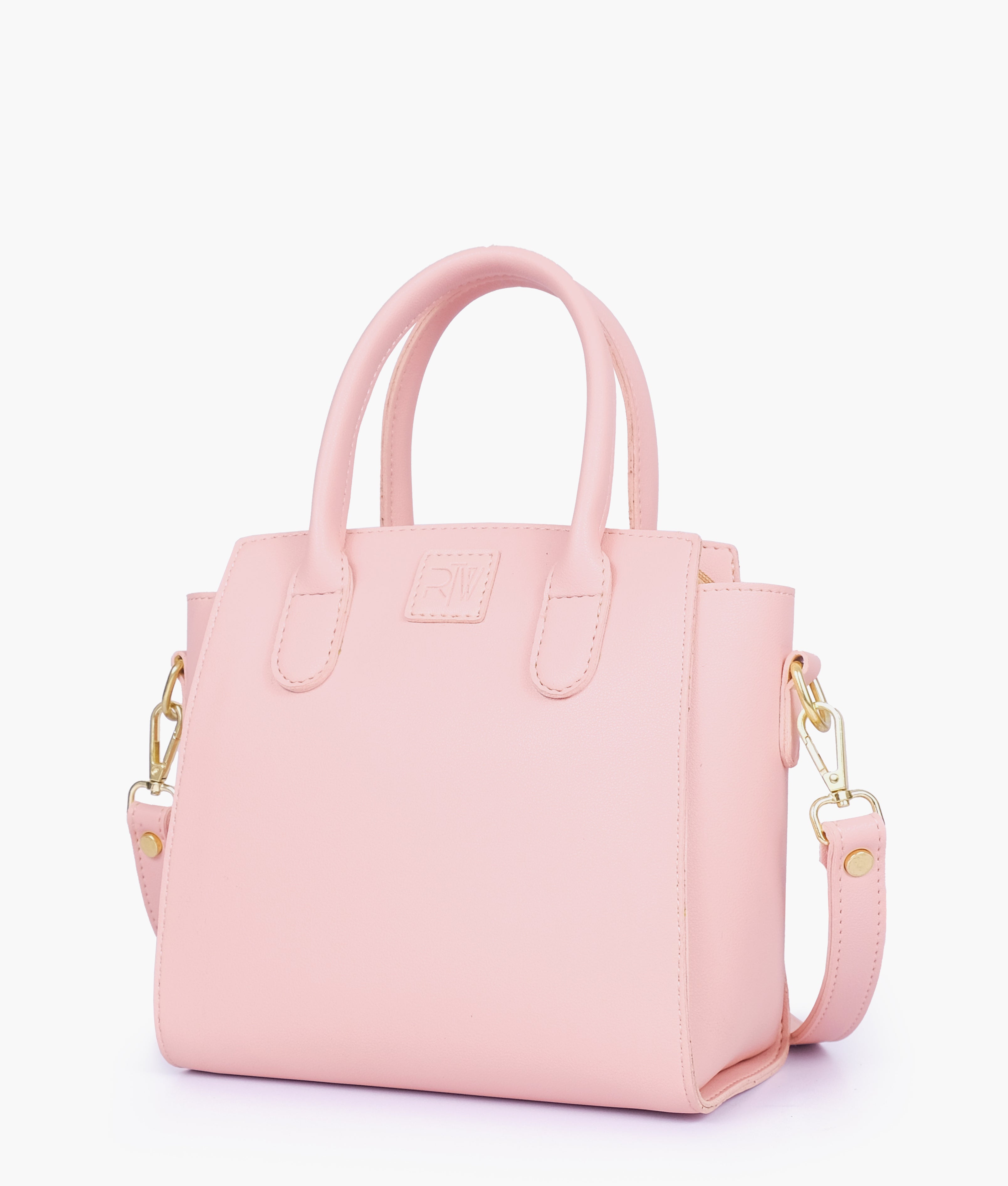RTW Creation - Pink top-handle mini handbag