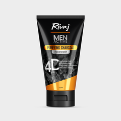Rivaj-Men Active Purifying Charcoal Face Wash 100ml