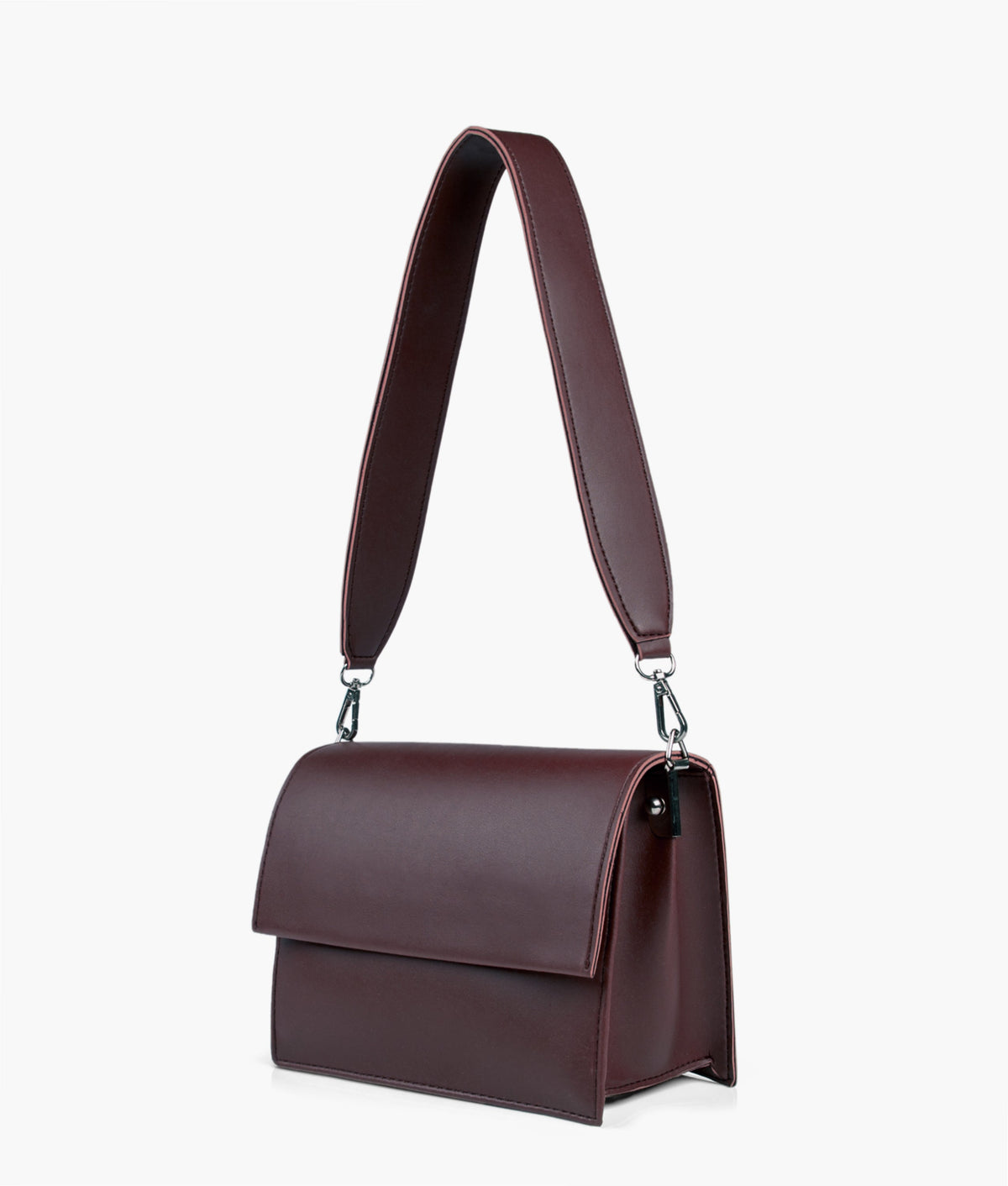 RTW Creation - Burgundy mini cross-body bag