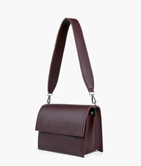 RTW Creation - Burgundy mini cross-body bag