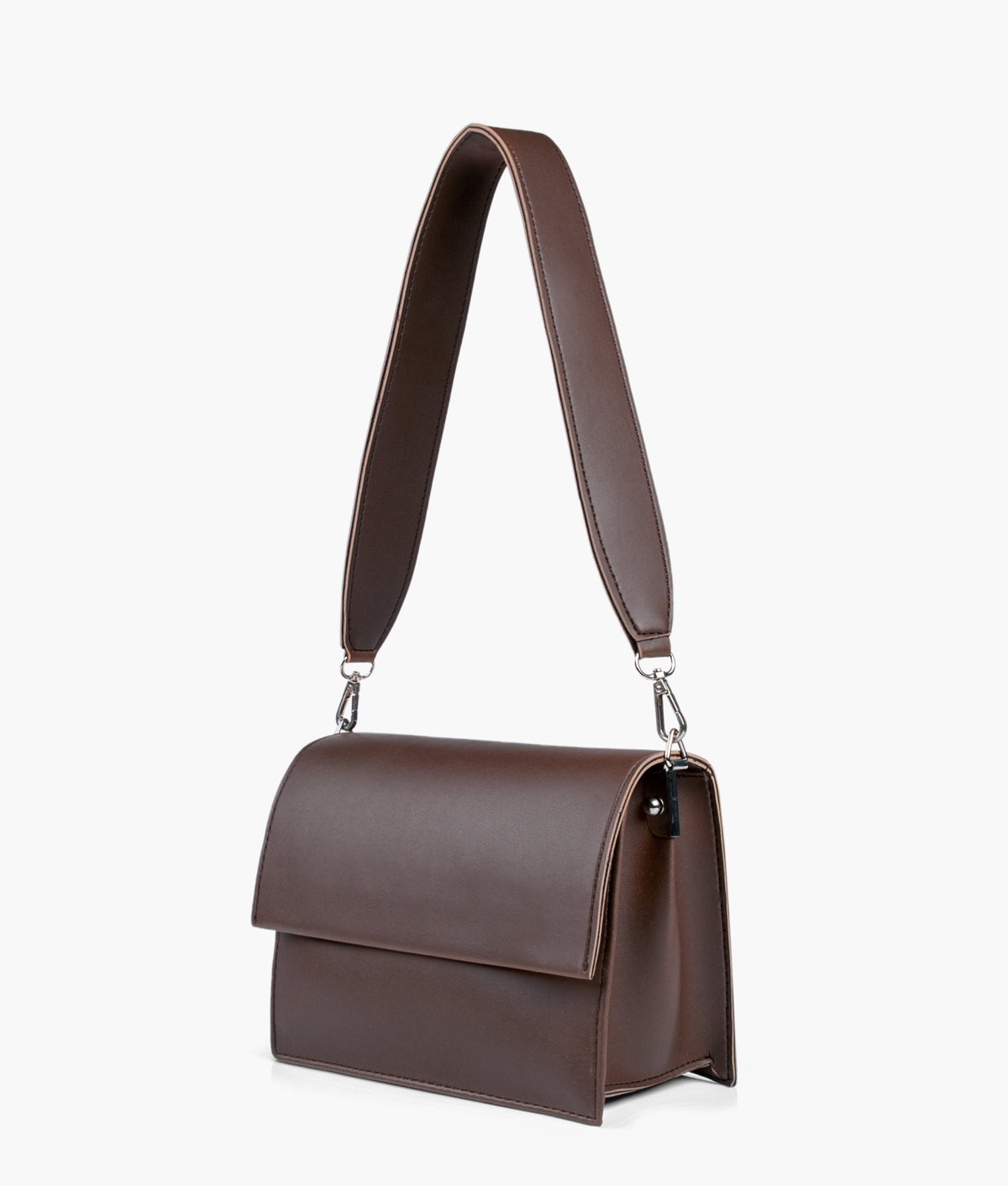 RTW Creation - Dark brown mini cross-body bag