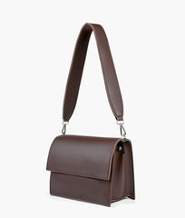 RTW Creation - Dark brown mini cross-body bag