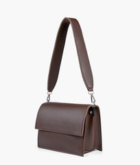 RTW Creation - Dark brown mini cross-body bag