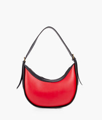 RTW Creation - Red with black hobo bag