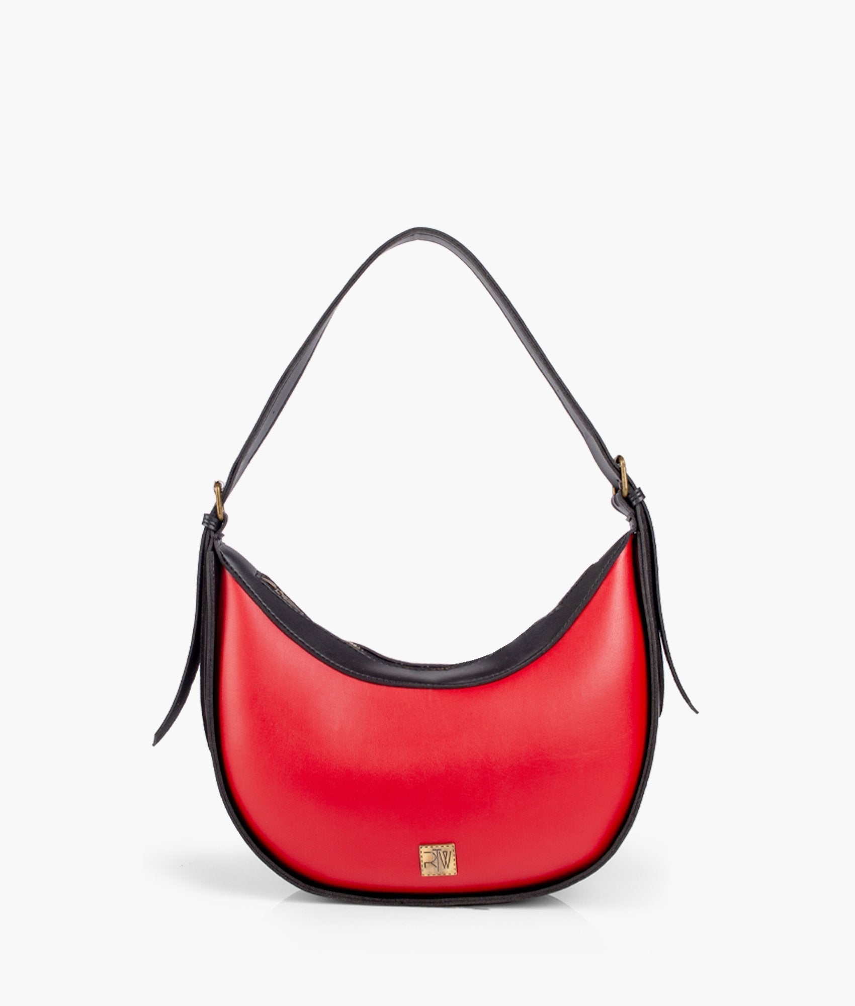 RTW Creation - Red with black hobo bag