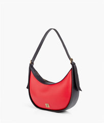 RTW Creation - Red with black hobo bag