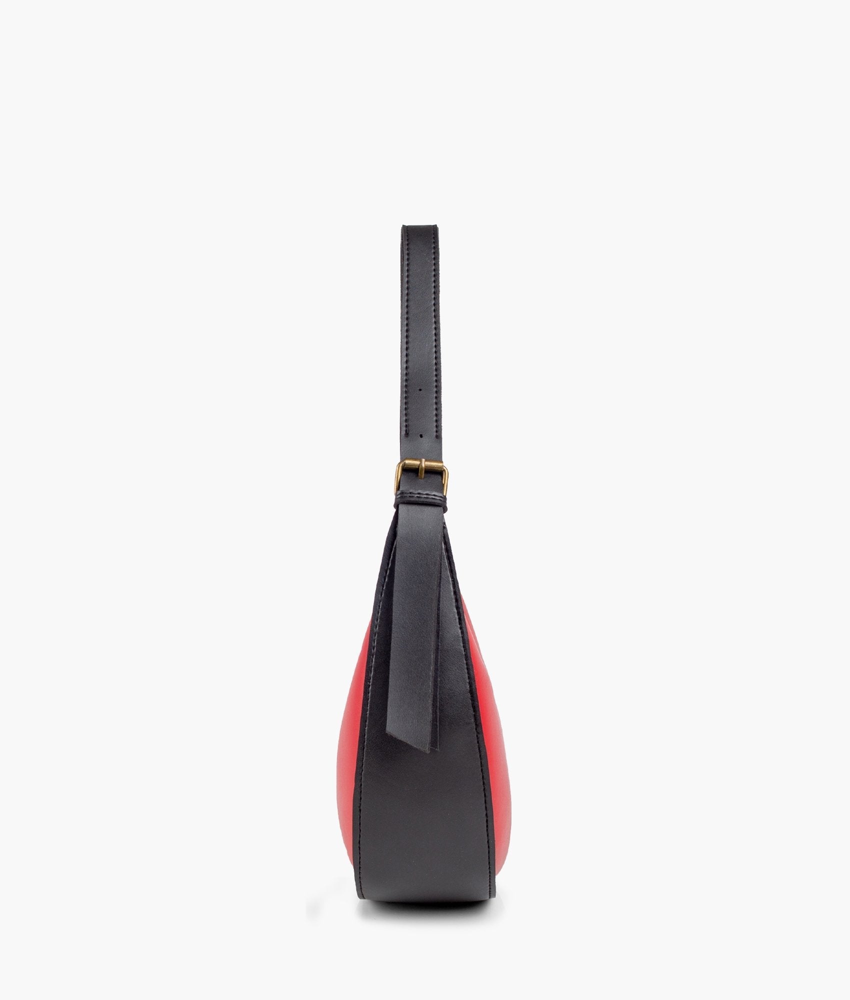 RTW Creation - Red with black hobo bag