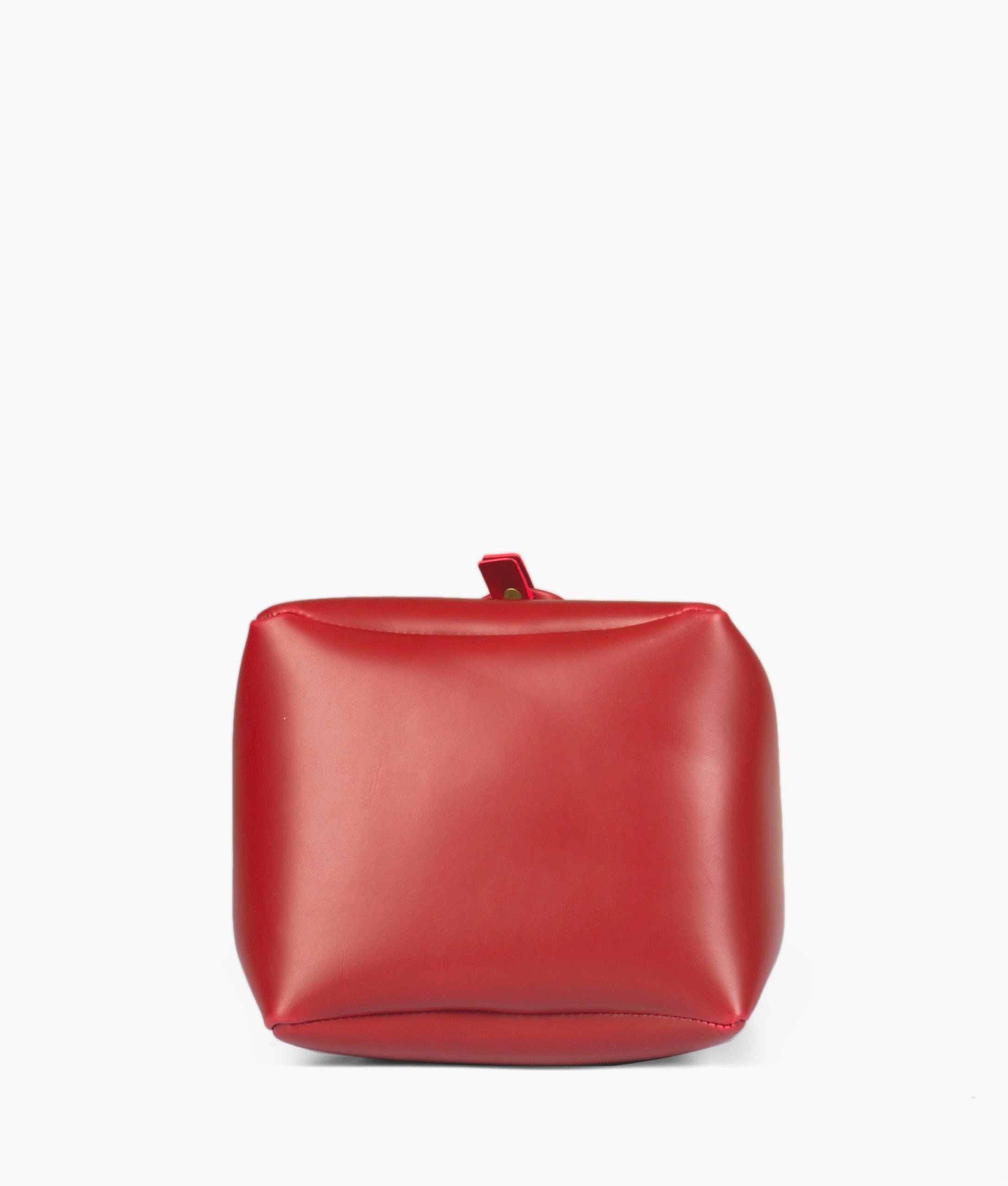 RTW Creation - Red drawstring bucket bag