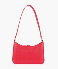 RTW Creation - Red crocodile baguette bag
