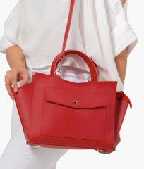 RTW Creation - Red top-handle bag