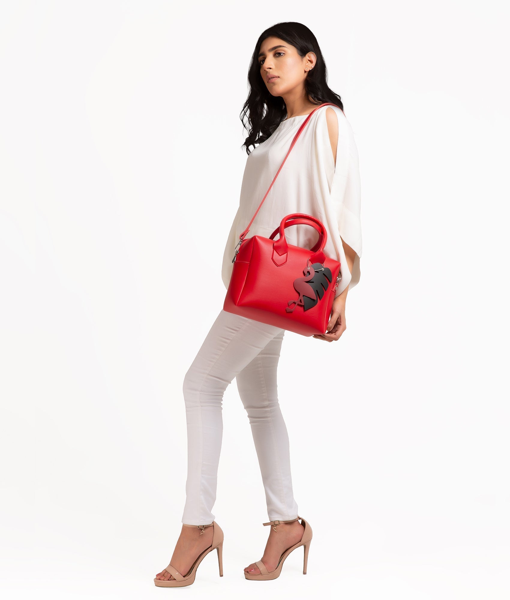 RTW Creation - Red mini bowling bag
