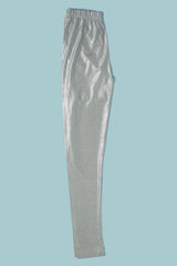 Ochre Clothing Girls Jersey Tights Collection'2025-Silver Girls Tights