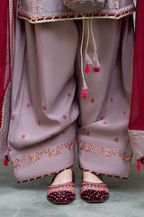 Paranda Omal By Komal Stitched 3 Piece Festive Collection'2025-Khumar