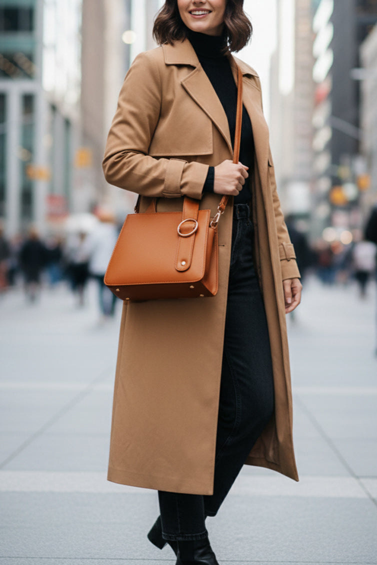 Best Trendy Ring Handbag Brown
