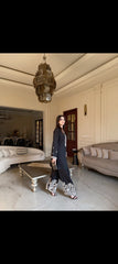 Allechant By Manahils Stitched 2 Piece Georgette Collection'2025-Black Embroidery Shalwar Set