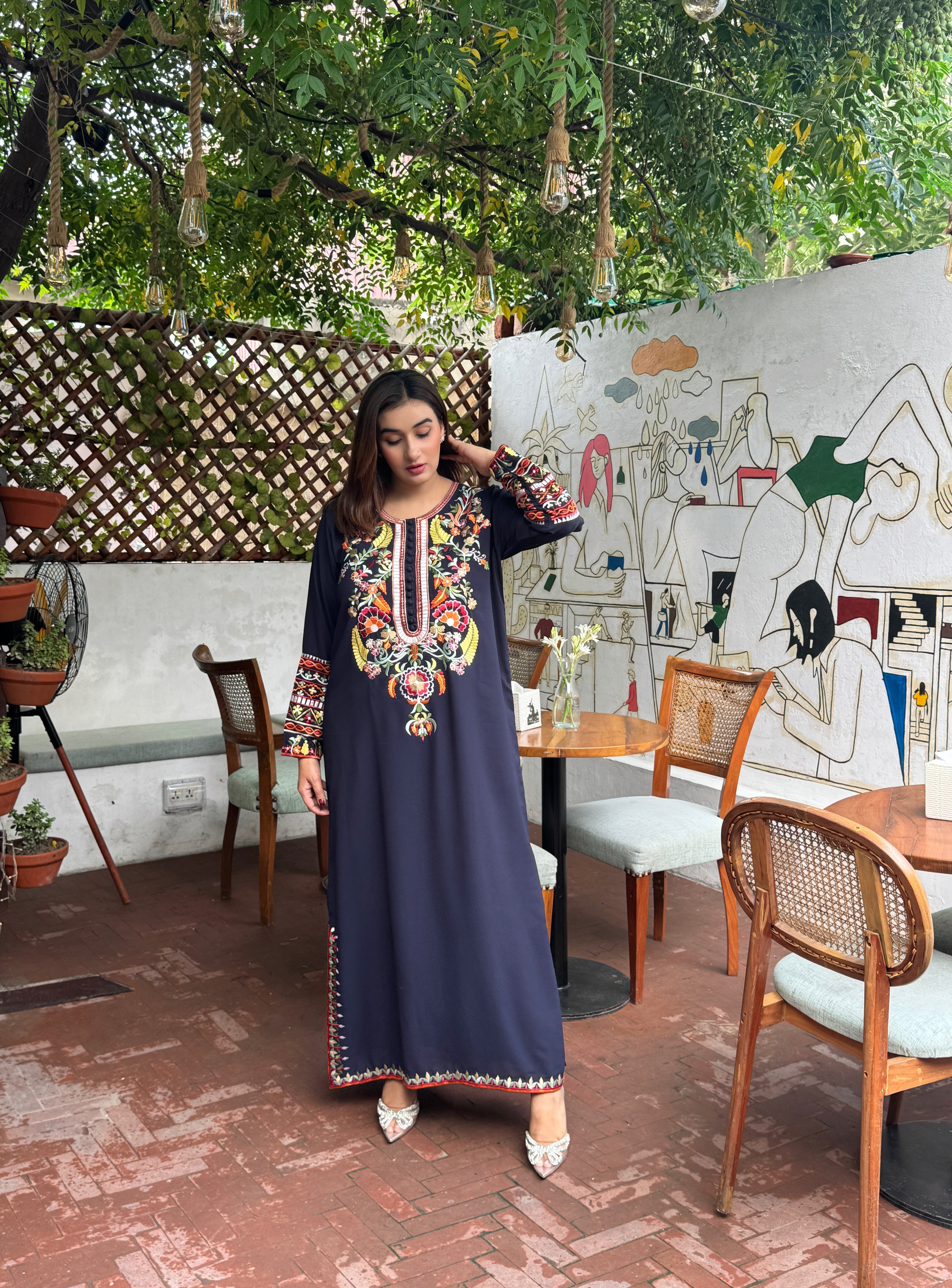Allechant By Manahils Stitched 2 Piece Georgette Collection'2025-Multi Embroidery Two Pc