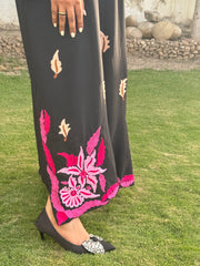 Allechant By Manahils Stitched 2 Piece Georgette Collection'2025-Threaded Embroidery Kaftan