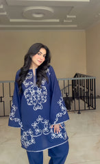 Allechant By Manahils Stitched Suit-Looms Lawn