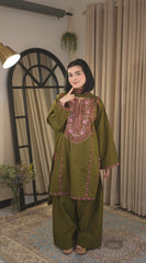 Tiraz Stitched 3 Piece Summer Suit-Nayel