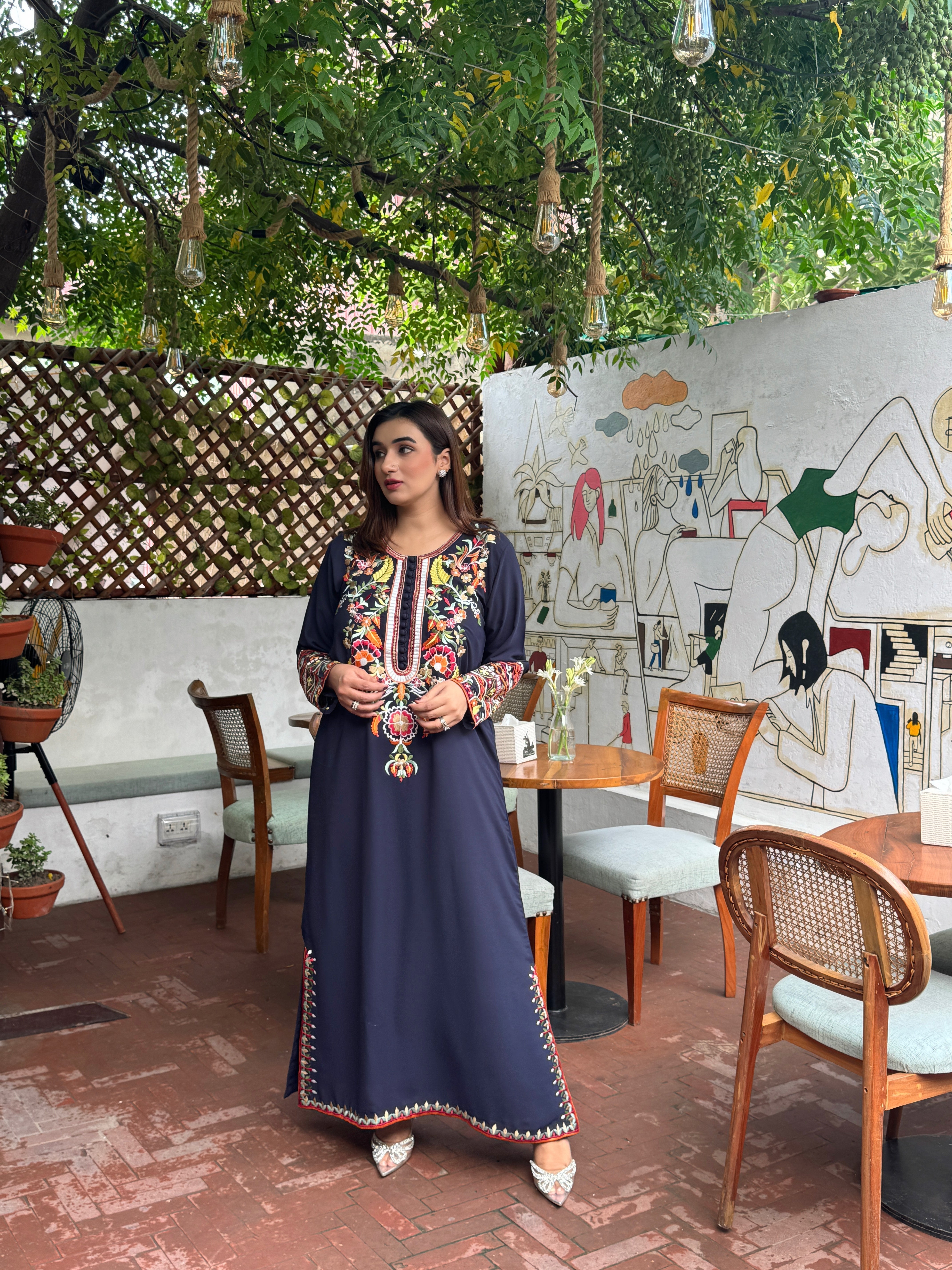 Allechant By Manahils Stitched 2 Piece Georgette Collection'2025-Multi Embroidery Two Pc