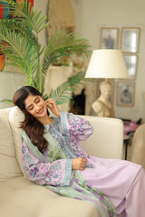 Tiraz Stitched 3 Piece Summer Suit-Arsh