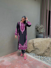 Allechant By Manahils Stitched 2 Piece Georgette Collection'2025-Multi Embroidered Two Pc