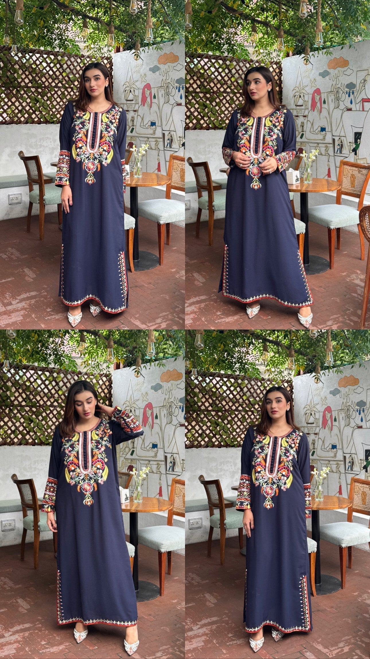 Allechant By Manahils Stitched 2 Piece Georgette Collection'2025-Multi Embroidery Two Pc